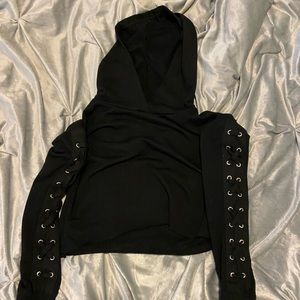 Cropped Black hoodie